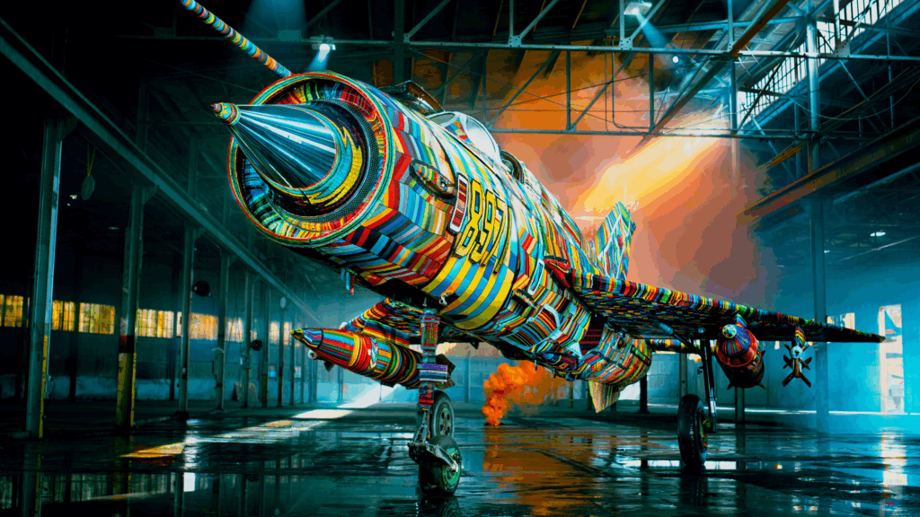 ART-TECH MiG-15 受信機付　新品未飛行 The MiG-21 Project: Glass Beads Turn War Into Peace ♿ - Refract